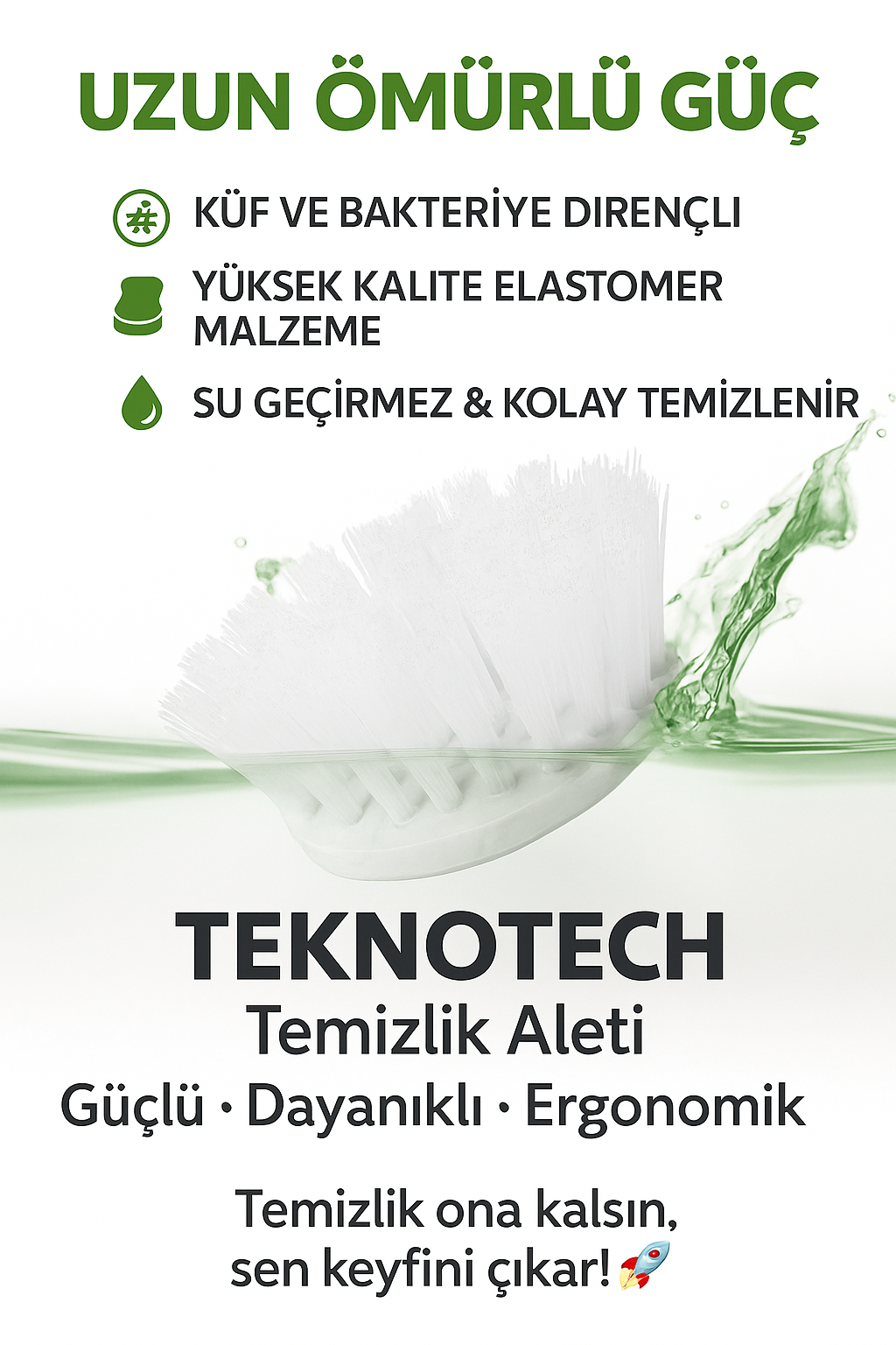 Temizliği Kolaylaştıran Elektrikli Fırça™