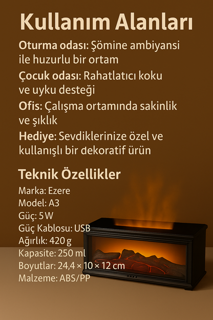 Mini Kumandalı Şömine™