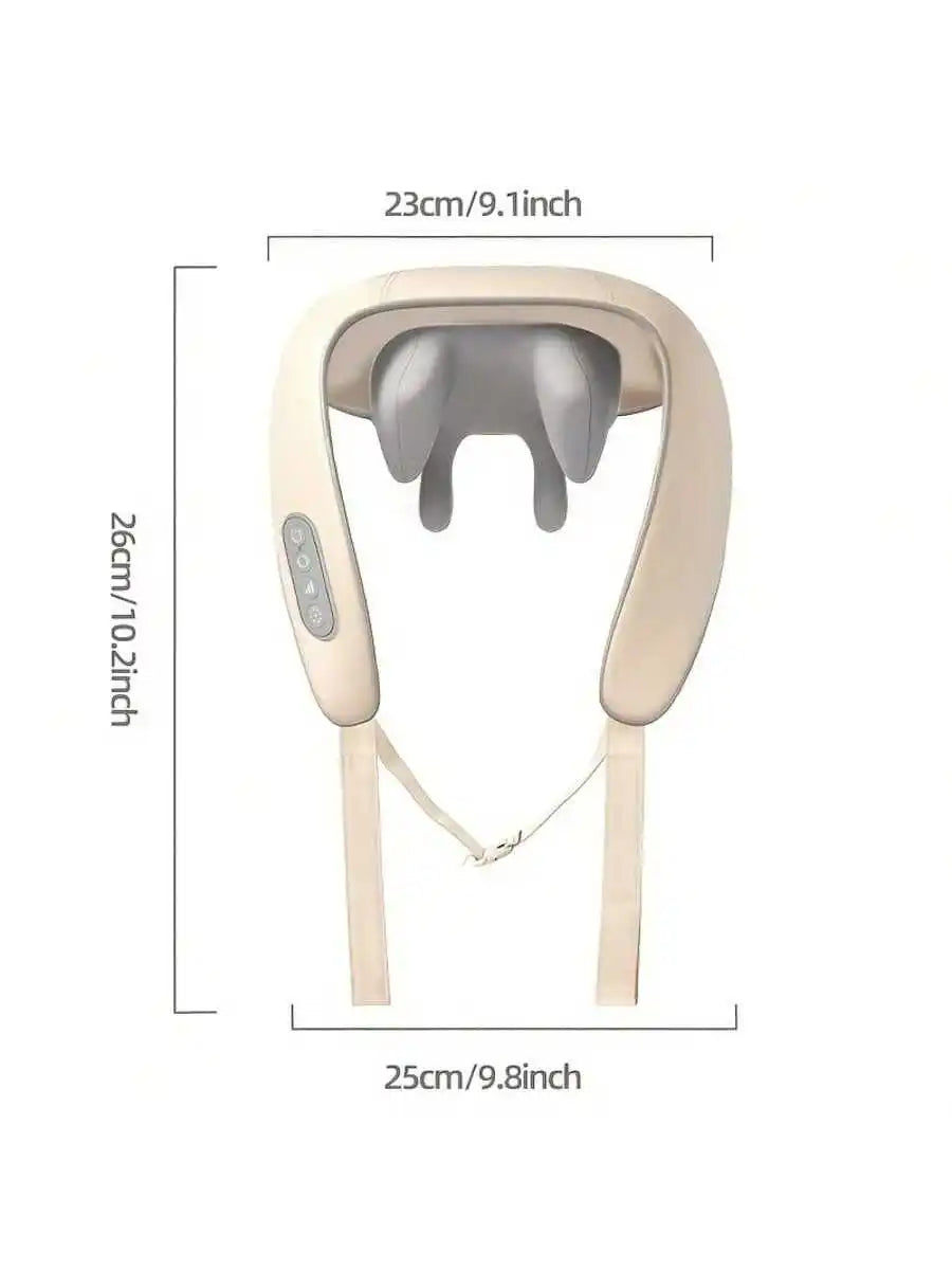 Şarjlı Ovmalı ısı terapili Boyun Sırt Masaj Aleti