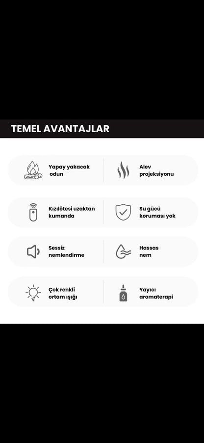 Mini Kumandalı Şömine™